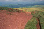 Footpath Erosion, Bannau Sir Gaer, Brecon Beacons, Mid Wales