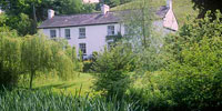 Cottage on side of Monmouthshire and Brecon Canal, near Talybont, Brecon Beacons, Mid Wales