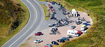 Lay by on A470, near Storey Arms, Brecon Beacons, Mid Wales