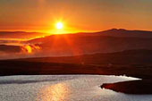 Sunrise over Llyn y Fan Fawr to Pen y Fan, Brecon Beacons