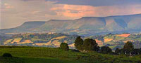 Sunset, Brecon Beacons from Mynydd Illtyd Common